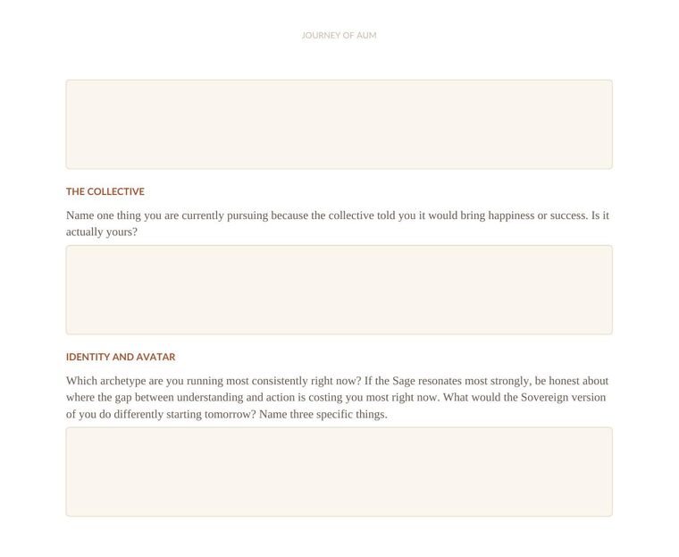 Workbook page with written prompts and answer space